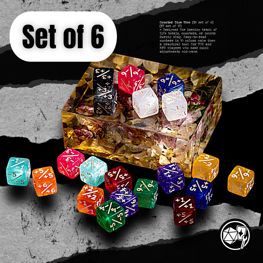 Set of 6 Counter