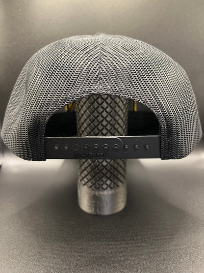 Degen Trucker Hat (Black w/Gold Text)