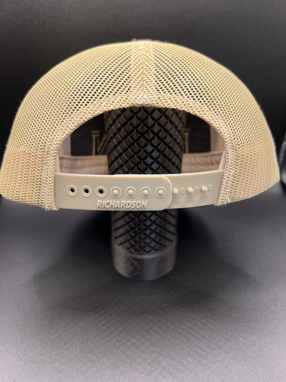 Degen Trucker Hat (Black & Light Gold)