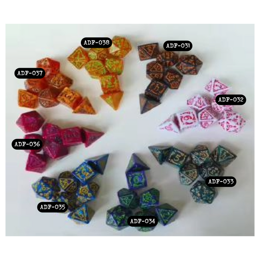 Set of 7 Dice ADF-033